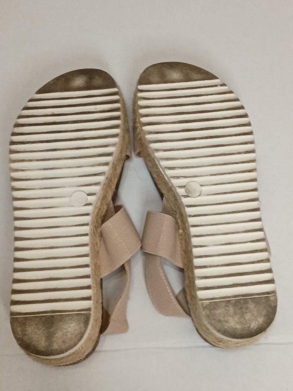 Madden Girl Cybell Nude Espadrille Platform Sandals Women's Size 7.5M - Picture 5 of 8